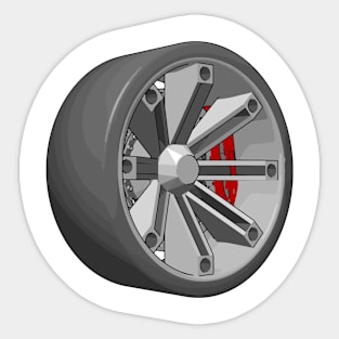 Automobile wheel Sticker